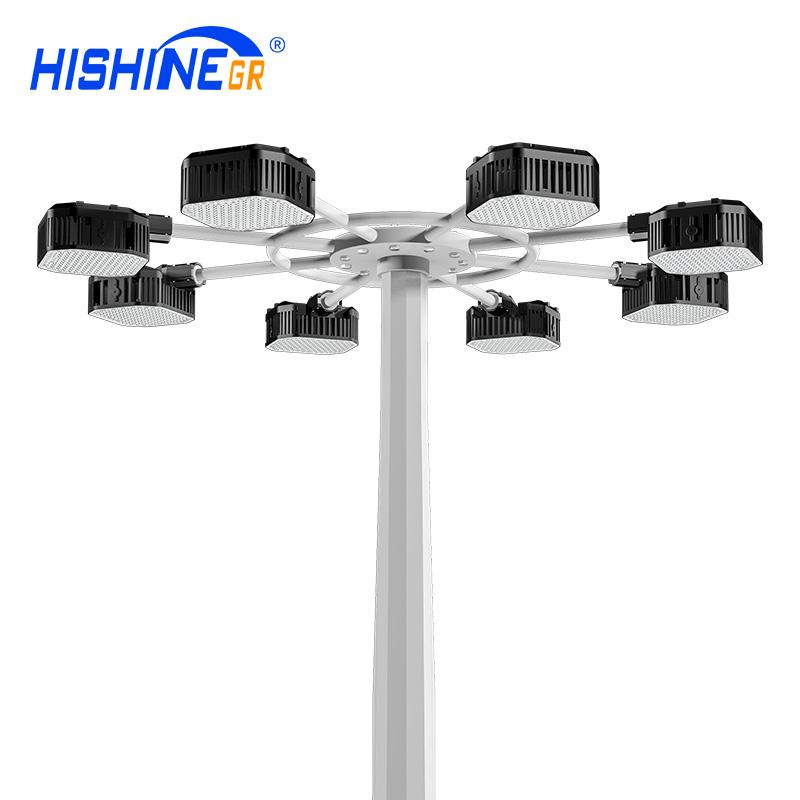 How to compare the verticality of the high pole light?插图1