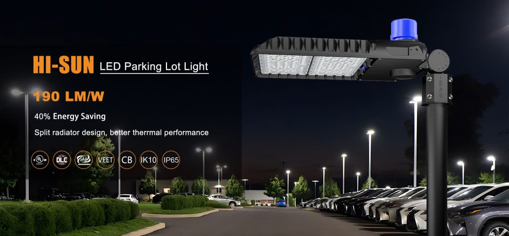 LED American style parking lot light – Hishine Lighting 14 years manufacturer direct sales插图