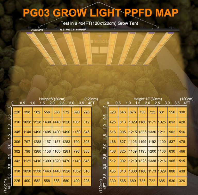 The latest 1000w LED plant light-5x5 feet full spectrum plant gro