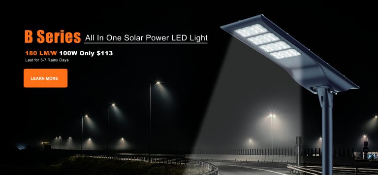 led solar street light led all-in-one solar street light